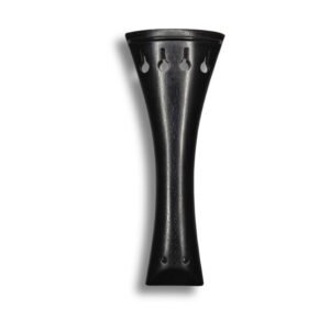 French Model Violin Tailpiece (4-String) - Solid Ebony| Professional 4/4 Luthier Fittings |